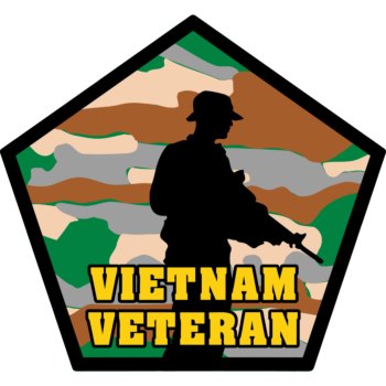 Veteran Pentagon Sticker