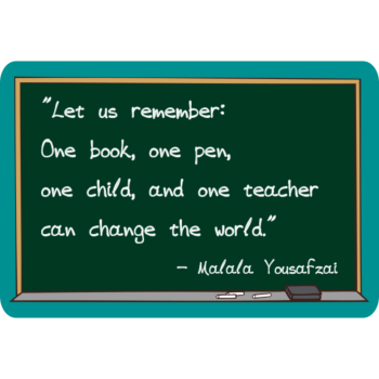 World Teachers Day Sign