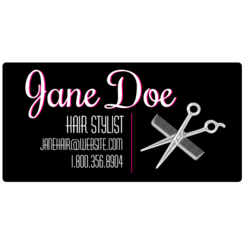 Hair Stylist Custom Rectangle Car Magnet