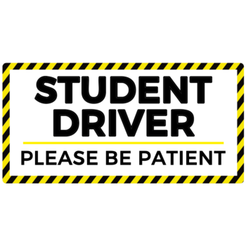 Student Driver Stickers