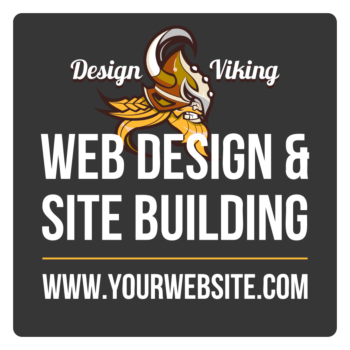 Custom Web Design Square Car Magnet
