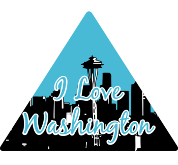 I Love Washington Decal