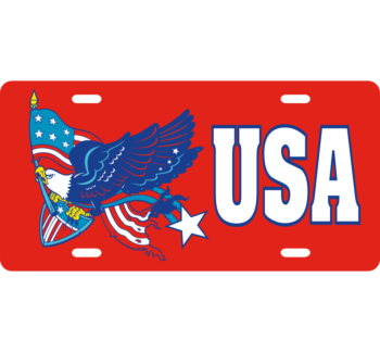USA License Plate