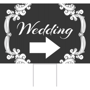 Wedding Directional Yard Signs