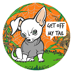 Cute road rage car magnet