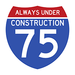 Interstate 75 Car Magnet