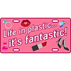 Barbie Doll Day Barbie Girl Life in Plastic Vanity License Plate