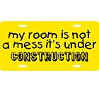 Boys Room Sign License Plate