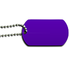 Saints Dog Tag Back 