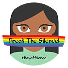 GLSEN Day of Silence Circle Car Magnet
