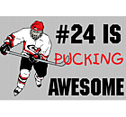 Pucking Awesome Corrugated Sign Back