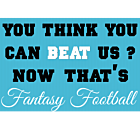 Fantasy Football Corrugated Sign Front