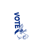 Delaware Vote Democrat Decal