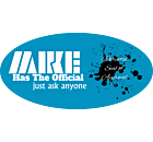 Mike Teal Oval Car Magnet