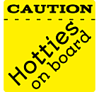 Caution Car Magnet