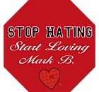 Stop Hating Car Magnet
