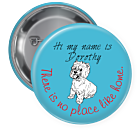 Dorothy Pin Backed Button