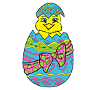 Easter Egg Static Cling