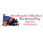 Memorial Day Vinyl Banner