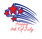 Fourth Of July Static Cling