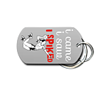 I Spiked Key Chain Front
