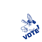 Michigan Vote Democrat Decal