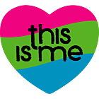 National Coming Out Day Polysexual Heart Car Magnet