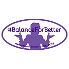 International Women's Day 2019 Balance for Better Oval Decal
