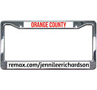 Real Estate Agent License Plate Frame