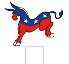 Democrat Yard Sign Front