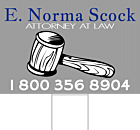 Legal Service Yard Sign Front