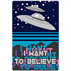 I Want To Believe Area 51 Rectangle Static Cling