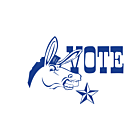 Texas Vote Democrat Decal