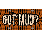 Got Mud? Tire Tread License Plate