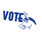 USA Vote Democrat Decal