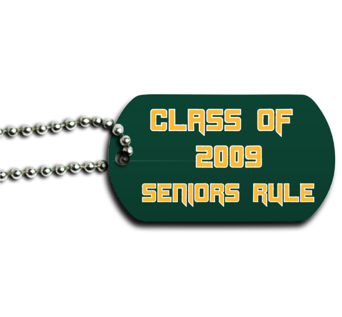 Trojans Senior Dog Tag