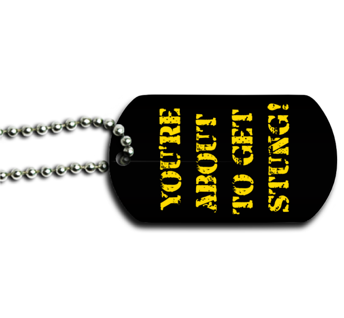 Bee Dog Tag