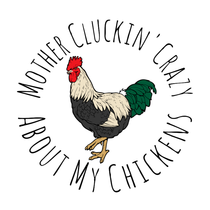 Mother Cluckin' Chicken Circle Magnet