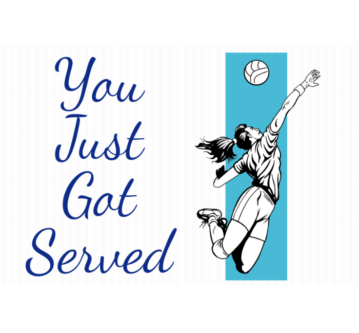 You Just Got Served Corrugated Sign