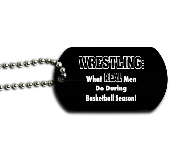 Wrestling Dog Tag