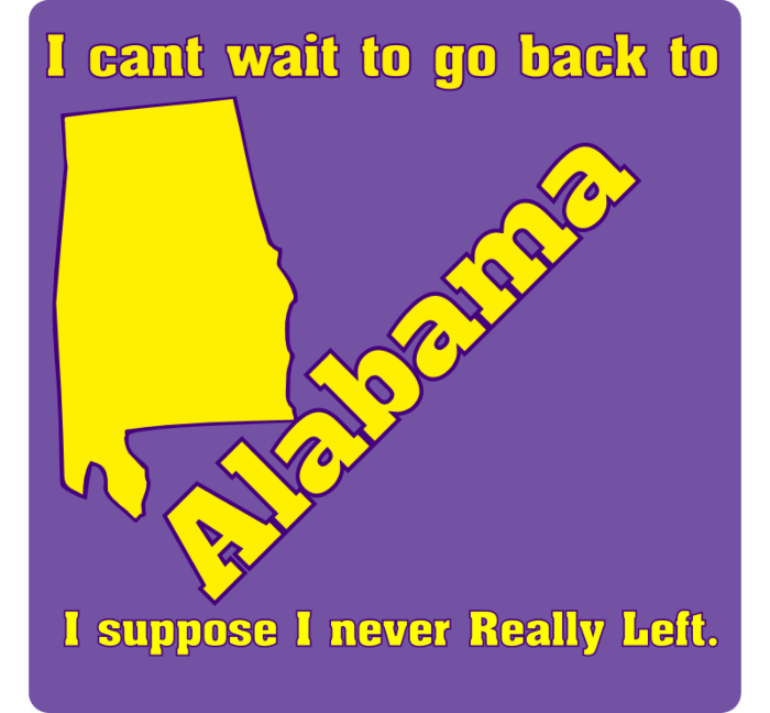 Alabama Car Magnet
