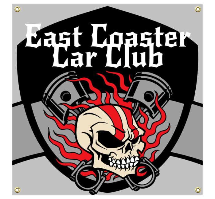 Car Club Vinyl Banner