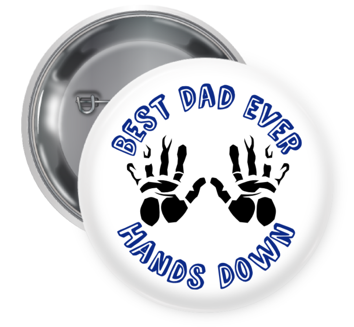 Best Dad Ever Button
