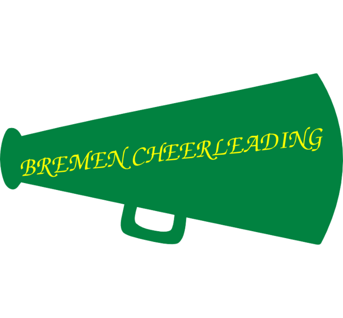 Cheerleading Megaphone Car Magnet