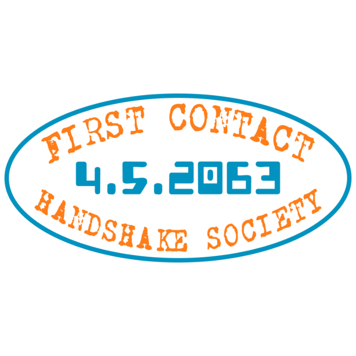 First Contact Oval Magnet