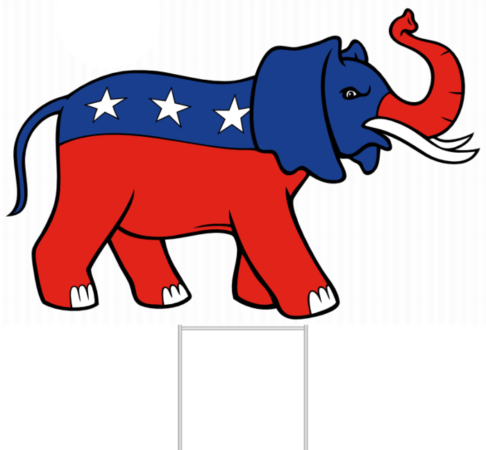 Republican Yard Sign