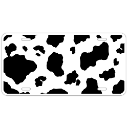 Cow License Plate