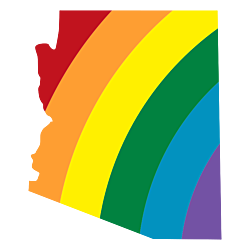 Arizona LGBT Rainbow Decal