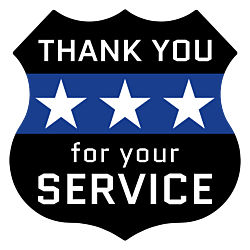 Law Enforcement Appreciation Day Badge Magnet