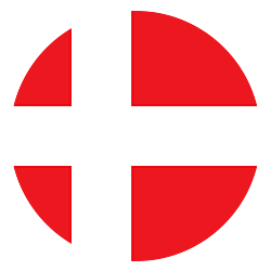 Denmark Car Magnet